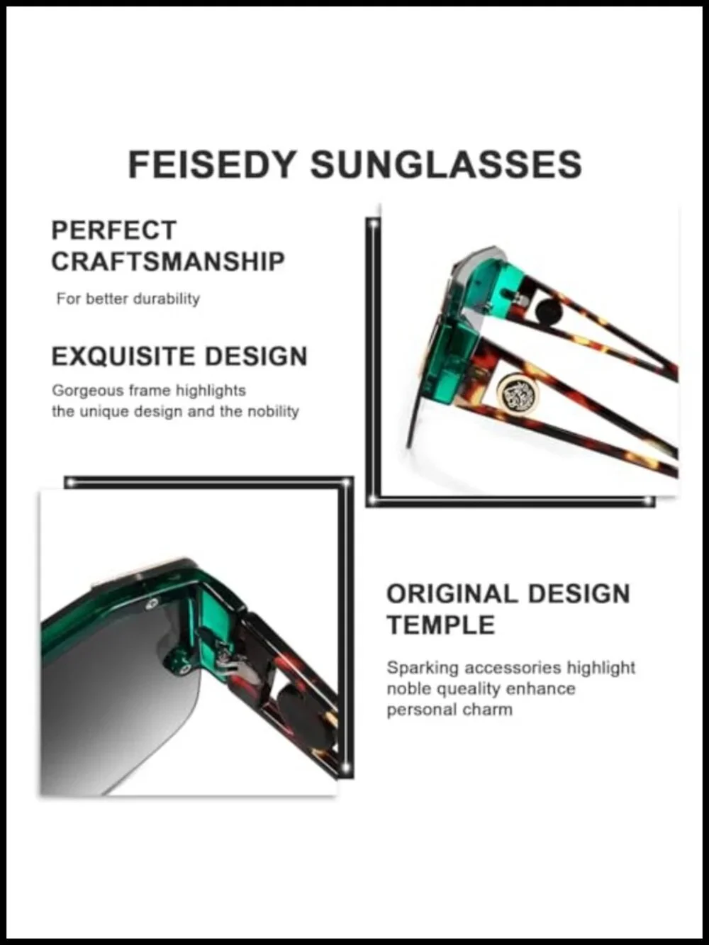 Square Oversized Shield Sunglasses Flat Top One Piece Lens UV400 Protection